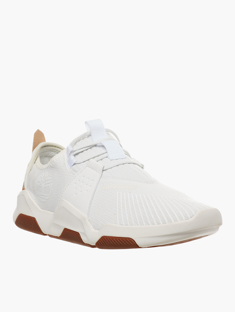 MyRunway | Shop Timberland White Knit Earth Rally Flexiknit Oxford